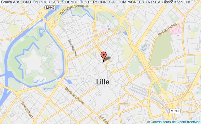 plan association Association Pour La Residence Des Personnes Accompagnees  (a.r.p.a.) Lille