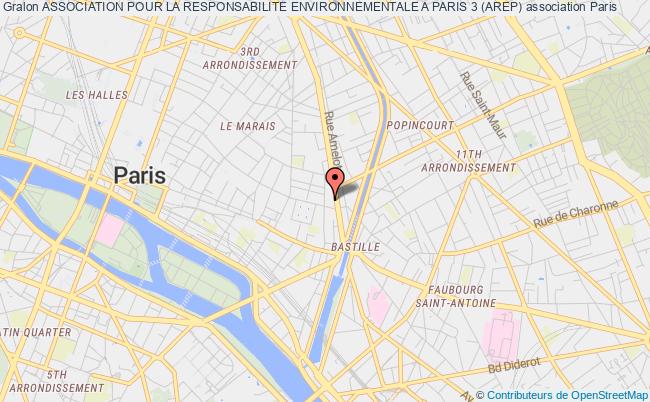 plan association Association Pour La Responsabilite Environnementale A Paris 3 (arep) Paris