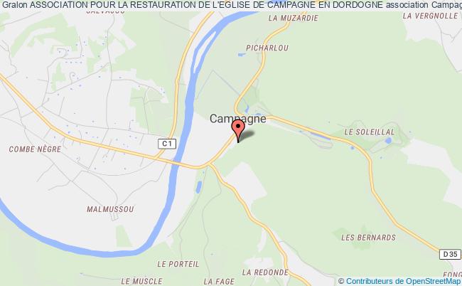 plan association Association Pour La Restauration De L'eglise De Campagne En Dordogne Campagne