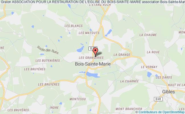 plan association Association Pour La Restauration De L'eglise Du Bois-sainte-marie Bois-Sainte-Marie