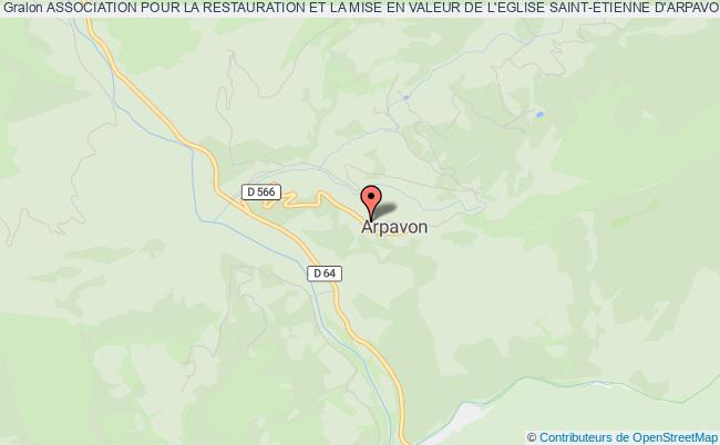 plan association Association Pour La Restauration Et La Mise En Valeur De L'eglise Saint-etienne D'arpavon Arpavon