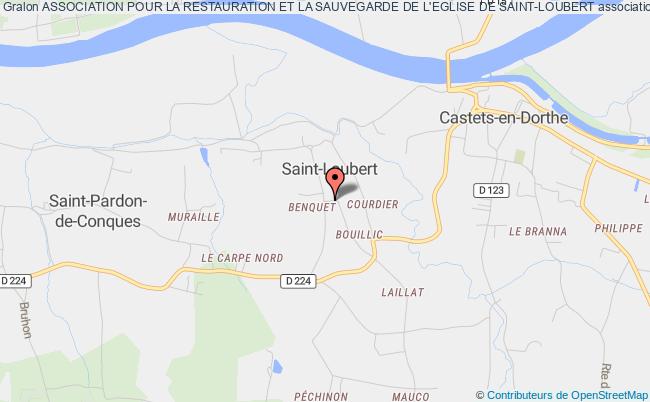 plan association Association Pour La Restauration Et La Sauvegarde De L'eglise De Saint-loubert Saint-Loubert