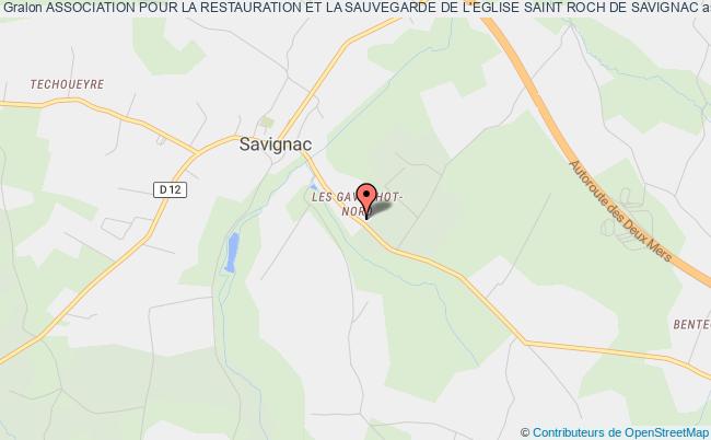 plan association Association Pour La Restauration Et La Sauvegarde De L'eglise Saint Roch De Savignac Savignac