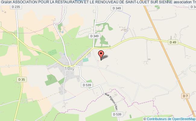plan association Association Pour La Restauration Et Le Renouveau De Saint-louet Sur Sienne Trelly