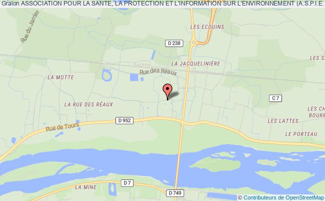 plan association Association Pour La Sante, La Protection Et L'information Sur L'environnement (a.s.p.i.e.) Chouzé-sur-Loire
