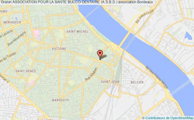 plan association Association Pour La Sante Bucco-dentaire (a.s.b.d.) Bordeaux