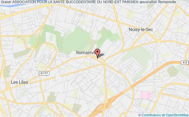 plan association Association Pour La SantÉ Buccodentaire Du Nord-est Parisien Romainville