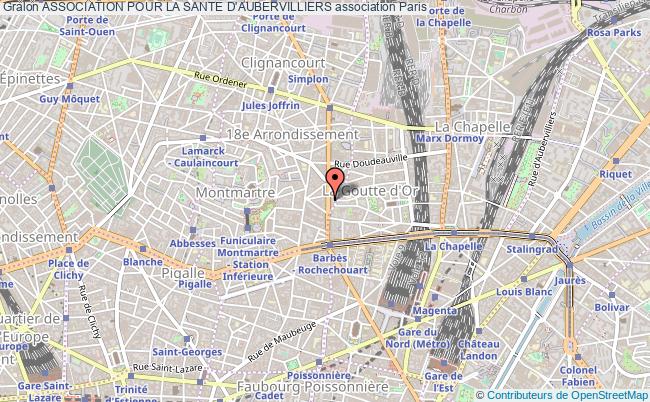 plan association Association Pour La Sante D'aubervilliers Paris
