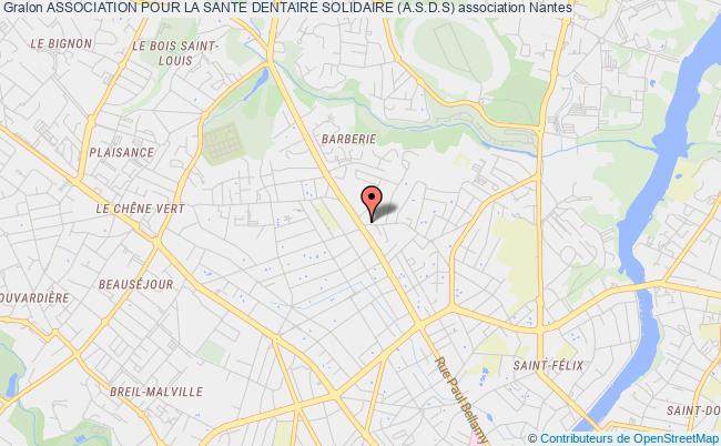 plan association Association Pour La Sante Dentaire Solidaire (a.s.d.s) Nantes