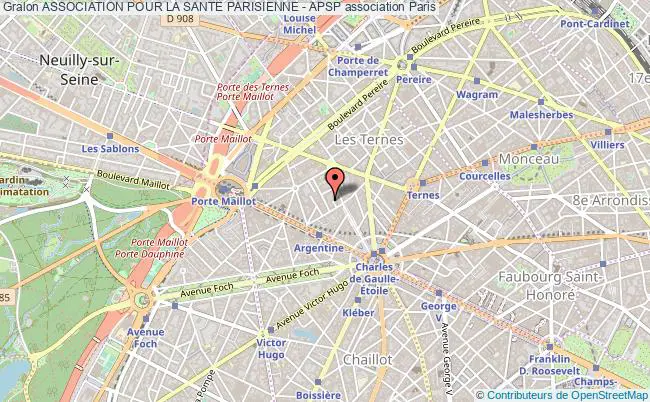 plan association Association Pour La Sante Parisienne - Apsp Paris 17e
