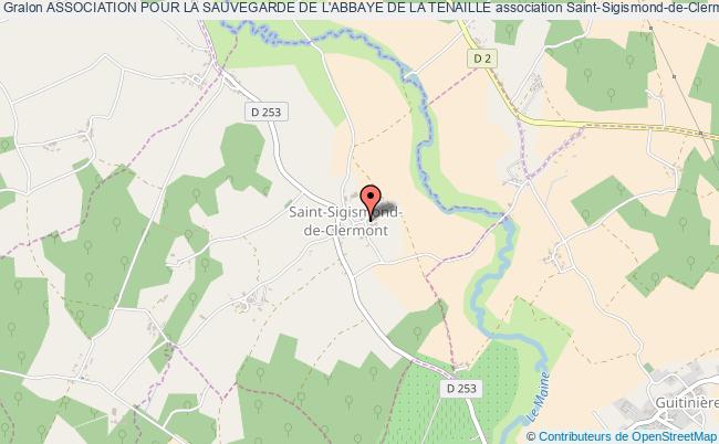 plan association Association Pour La Sauvegarde De L'abbaye De La Tenaille Saint-Sigismond-de-Clermont