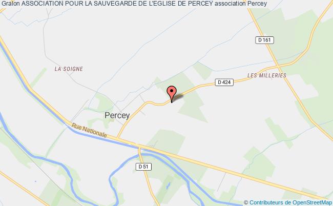 plan association Association Pour La Sauvegarde De L'eglise De Percey Percey