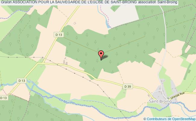 plan association Association Pour La Sauvegarde De L'eglise De Saint-broing Saint-Broing