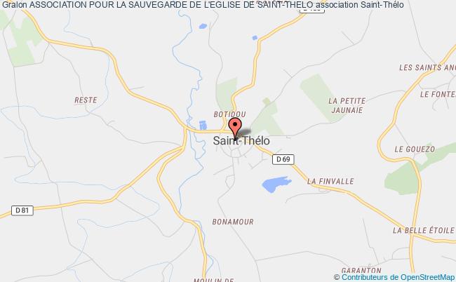 plan association Association Pour La Sauvegarde De L'eglise De Saint-thelo Saint-Thélo