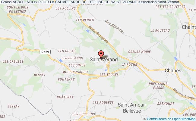 plan association Association Pour La Sauvegarde De L'eglise De Saint Verand Saint-Vérand