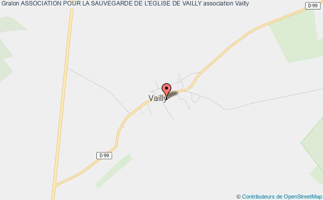 plan association Association Pour La Sauvegarde De L'eglise De Vailly Vailly