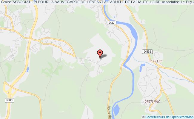 plan association Association Pour La Sauvegarde De L'enfant A L'adulte De La Haute-loire Le Puy-en-Velay