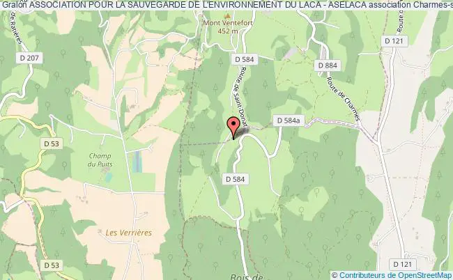 plan association Association Pour La Sauvegarde De L'environnement Du Laca - Aselaca Charmes-sur-l'Herbasse