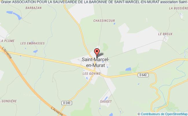 plan association Association Pour La Sauvegarde De La Baronnie De Saint-marcel-en-murat Saint-Marcel-en-Murat