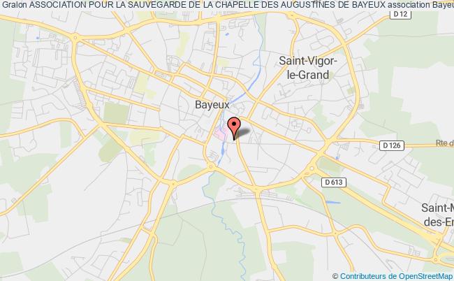 plan association Association Pour La Sauvegarde De La Chapelle Des Augustines De Bayeux Bayeux