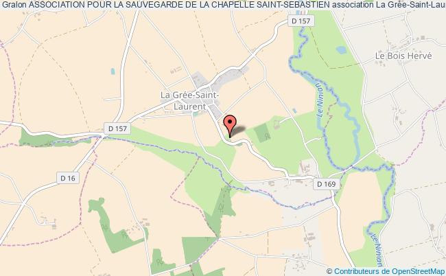 plan association Association Pour La Sauvegarde De La Chapelle Saint-sebastien La    Grée-Saint-Laurent