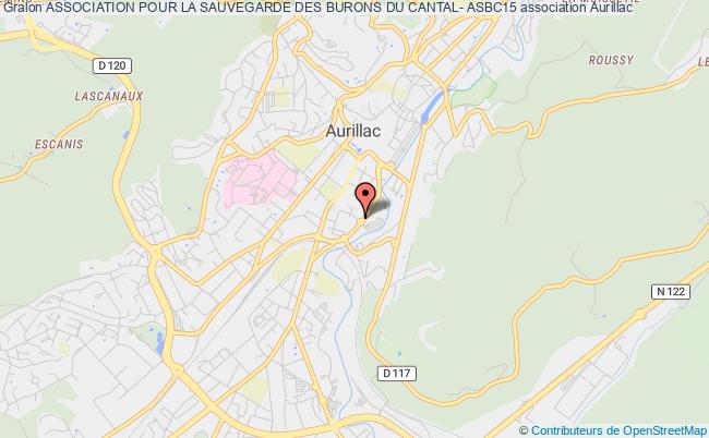 plan association Association Pour La Sauvegarde Des Burons Du Cantal- Asbc15 Aurillac