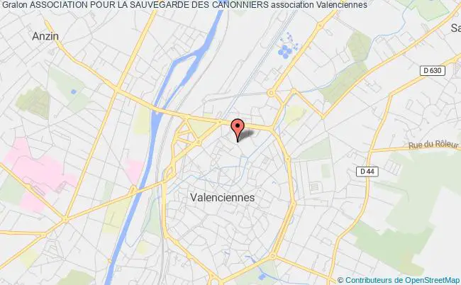 plan association Association Pour La Sauvegarde Des Canonniers Valenciennes