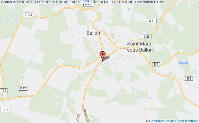 plan association Association Pour La Sauvegarde Des Croix Du Haut-maine Ballon-Saint Mars