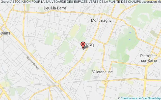 plan association Association Pour La Sauvegarde Des Espaces Verts De La Plante Des Champs Montmagny