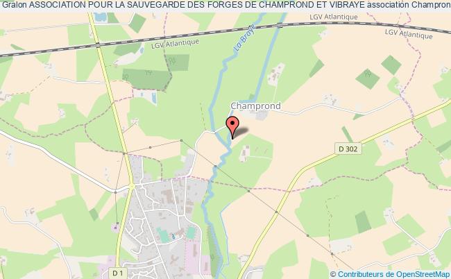 plan association Association Pour La Sauvegarde Des Forges De Champrond Et Vibraye Champrond