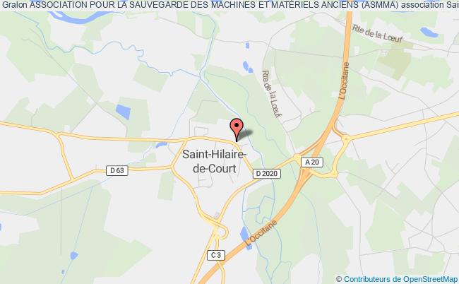 plan association Association Pour La Sauvegarde Des Machines Et MatÉriels Anciens (asmma) Saint-Hilaire-de-Court