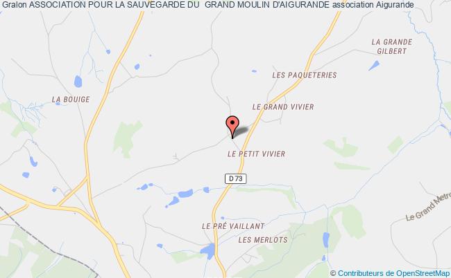 plan association Association Pour La Sauvegarde Du  Grand Moulin D'aigurande Aigurande