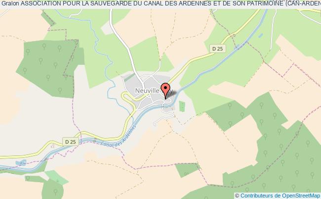 plan association Association Pour La Sauvegarde Du Canal Des Ardennes Et De Son Patrimoine (can-ardenne) 