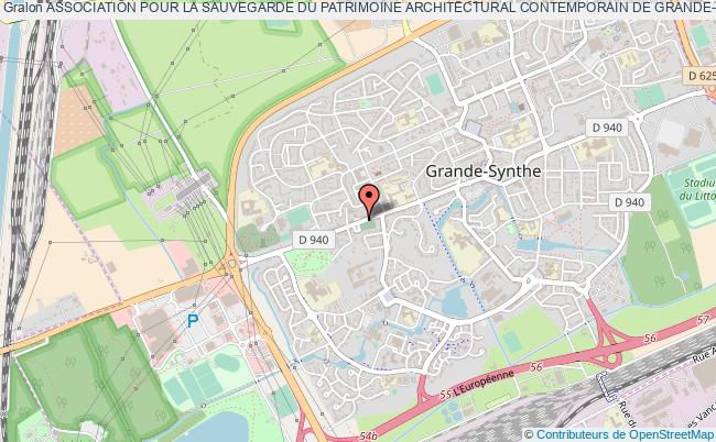 plan association Association Pour La Sauvegarde Du Patrimoine Architectural Contemporain De Grande-synthe Grande-Synthe