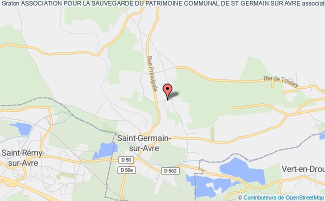 plan association Association Pour La Sauvegarde Du Patrimoine Communal De St Germain Sur Avre Saint-Germain-sur-Avre