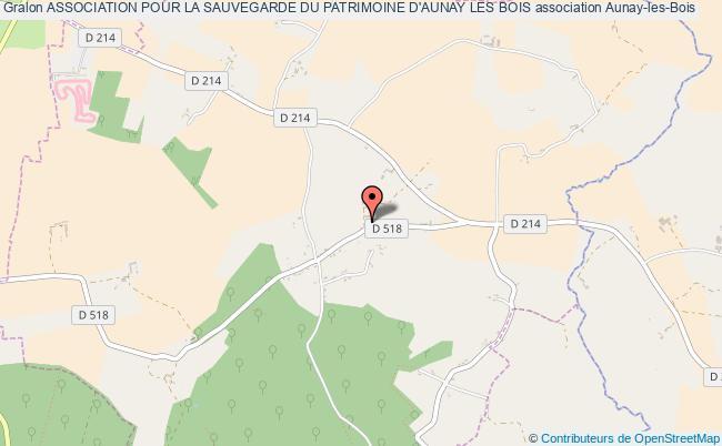 plan association Association Pour La Sauvegarde Du Patrimoine D'aunay Les Bois Aunay-les-Bois