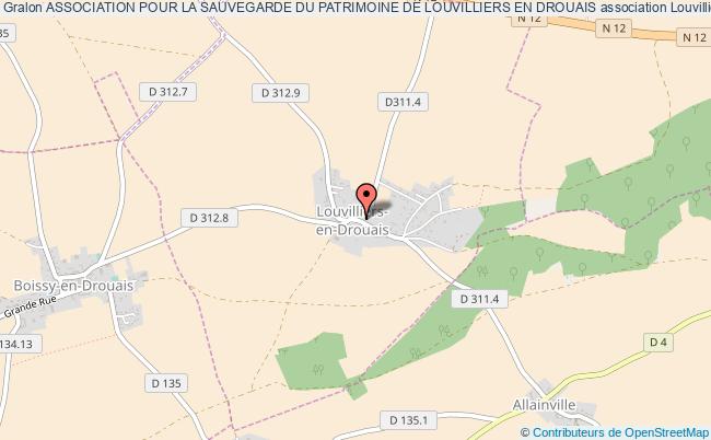 plan association Association Pour La Sauvegarde Du Patrimoine De Louvilliers En Drouais Louvilliers-en-Drouais