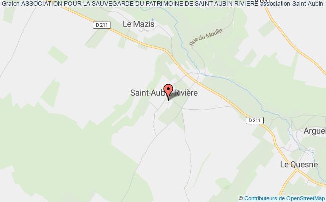 plan association Association Pour La Sauvegarde Du Patrimoine De Saint Aubin Riviere Saint-Aubin-Rivière