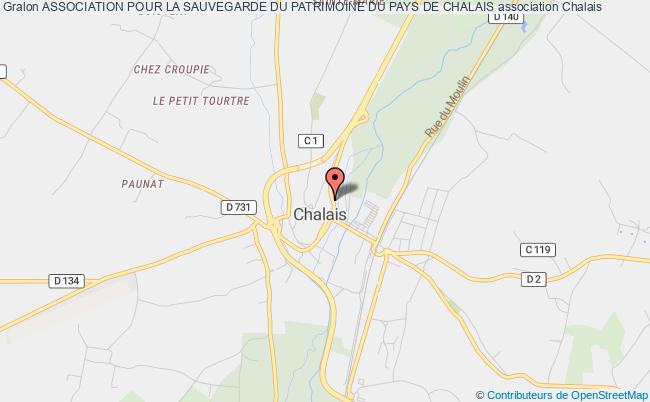 plan association Association Pour La Sauvegarde Du Patrimoine Du Pays De Chalais Chalais