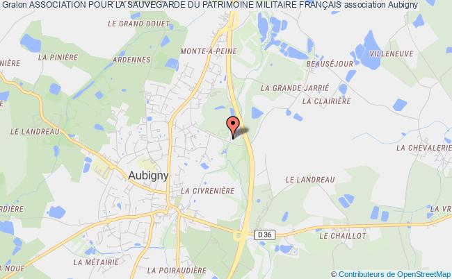 plan association Association Pour La Sauvegarde Du Patrimoine Militaire FranÇais Aubigny-Les Clouzeaux