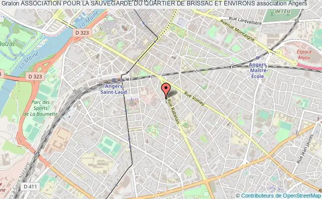 plan association Association Pour La Sauvegarde Du Quartier De Brissac Et Environs Angers