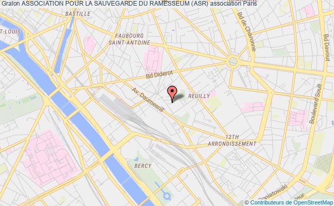 plan association Association Pour La Sauvegarde Du Ramesseum (asr) Paris