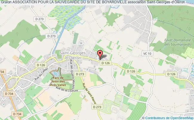 plan association Association Pour La Sauvegarde Du Site De Boyardville Saint-Georges-d'Oléron
