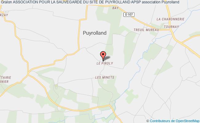 plan association Association Pour La Sauvegarde Du Site De Puyrolland Apsp Puyrolland