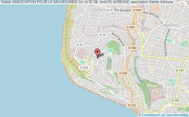 plan association Association Pour La Sauvegarde Du Site De Sainte Adresse Sainte-Adresse