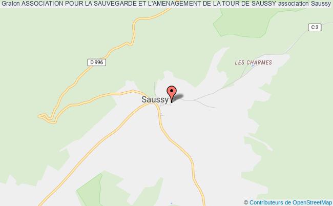 plan association Association Pour La Sauvegarde Et L'amenagement De La Tour De Saussy Saussy