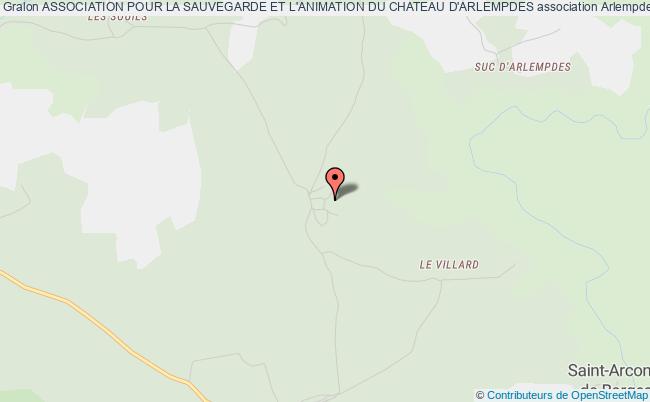 ASSOCIATION POUR LA SAUVEGARDE ET L'ANIMATION DU CHATEAU D'ARLEMPDES