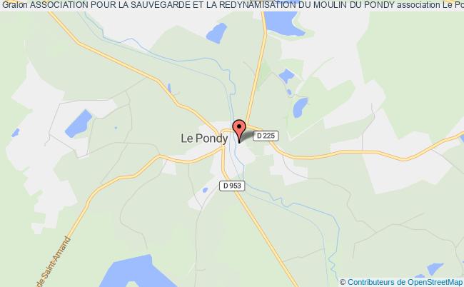 plan association Association Pour La Sauvegarde Et La Redynamisation Du Moulin Du Pondy Pondy