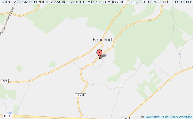 plan association Association Pour La Sauvegarde Et La Restauration De L'eglise De Boncourt Et De Son Site Boncourt