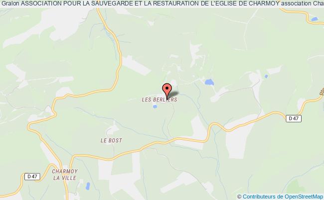 plan association Association Pour La Sauvegarde Et La Restauration De L'eglise De Charmoy Charmoy